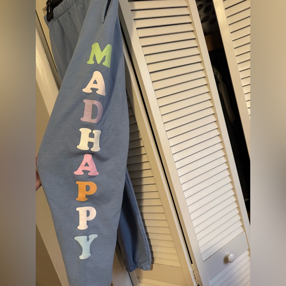 MADHAPPY pastel jogger sweats (small) - Picture 2 of 4